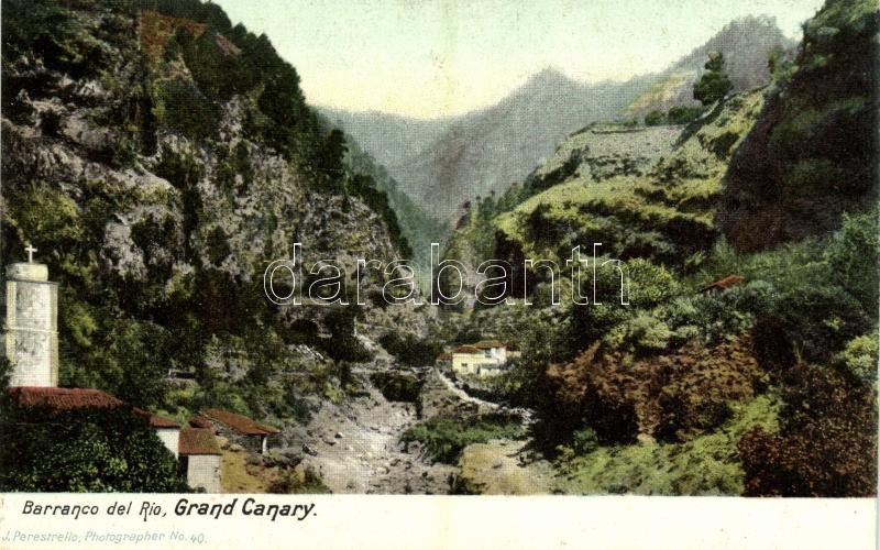 Gran Canaria, Grand Canary; Barranco del Rio / valley