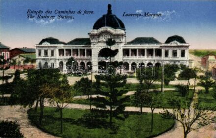 Maputo, Lourenco-Marques; Estacao dos Caminhos de ferro / The Railway Station