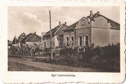 Eger, Tisztviselőtelep, villa. Baross nyomda kiadása
