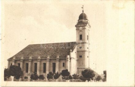 1930 Szentes, Református nagytemplom. Hegedűs felvétele