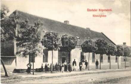 Kápolna, Községháza. Fogyasztási Szövetkezet kiadása