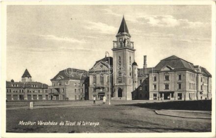1931 Mezőtúr, Városháza, Tűzoltólaktanya