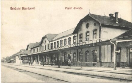 1912 Bánréve, Vasútállomás