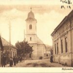 1929 Putnok, Református templom, Kohn József szobafestő üzlete. P. K. és G. K. kiadása (EK) + 'PUTNOK P.U.'