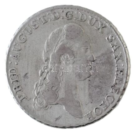 Német Államok / Szászország-Albertine 1785IEC 2/3T Ag 'III. Frigyes Ágost' Drezda (13,95g) T:2,2- / German States / Saxony-Albertine 1785IEC 2/3 Thaler Ag 'Friedrich August III' Dresden (13,95g) C:XF,VF Krause KM# 991