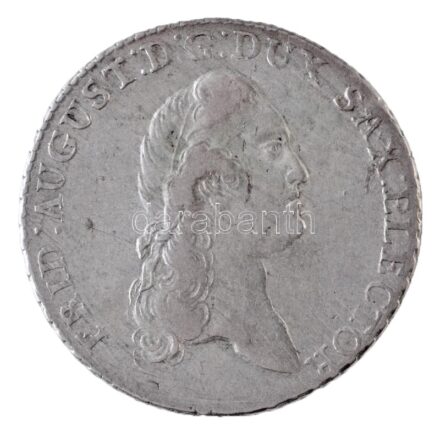 Német Államok / Szászország-Albertine 1788IEC 2/3T Ag 'III. Frigyes Ágost' Drezda (14,02g) T:2,2- / German States / Saxony-Albertine 1788IEC 2/3 Thaler Ag 'Friedrich August III' Dresden (14,02g) C:XF,VF Krause KM# 991var