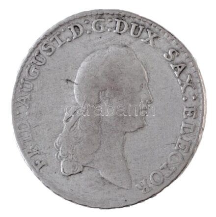 Német Államok / Szászország-Albertine 1780IEC 2/3T Ag 'III. Frigyes Ágost' Drezda (13,81g) T:2- juszt. / German States / Saxony-Albertine 1780IEC 2/3 Thaler Ag 'Friedrich August III' Dresden (13,81g) C:VF justired Krause KM# 991