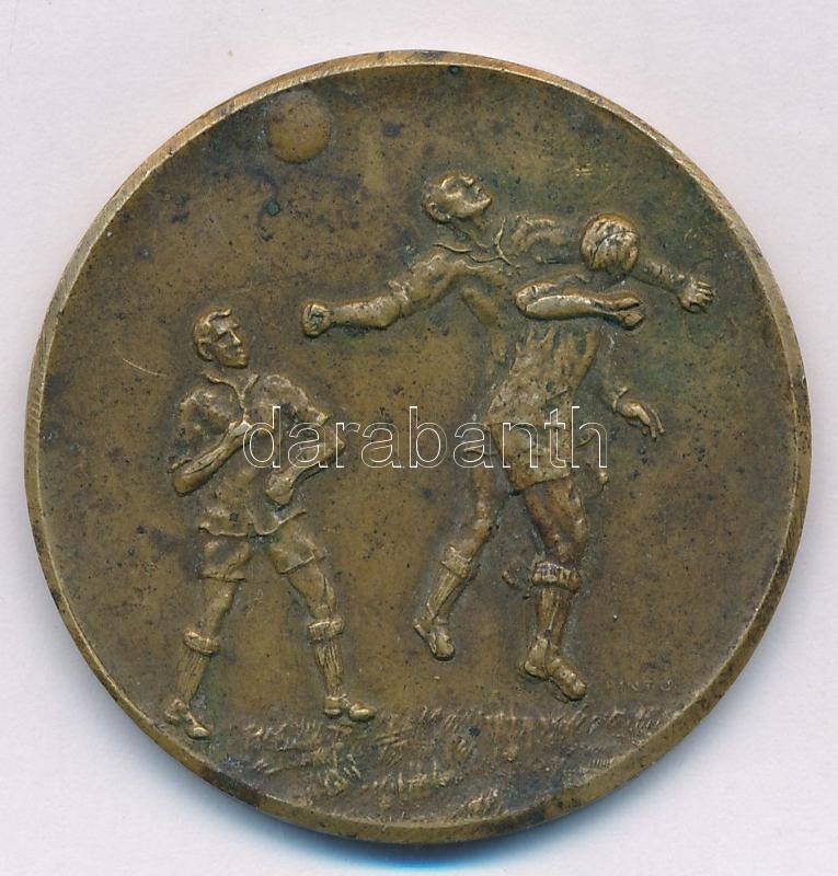 DN 'TIPOGRÁFIA NY T C' Br labdarúgó sportérem (38mm) T:2-