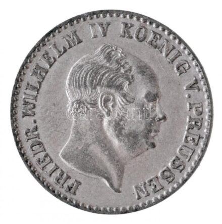 Német Államok / Poroszország 1853A 2 1/2gr Ag 'IV. Frigyes Vilmos' Berlin (3,25g) T:1-,2 / German States / Prussia 1853A 2 1/2 Groschen Ag 'Friedrich Wilhelm IV' Berlin (3,25g) C:AU, XF Krause KM# 463
