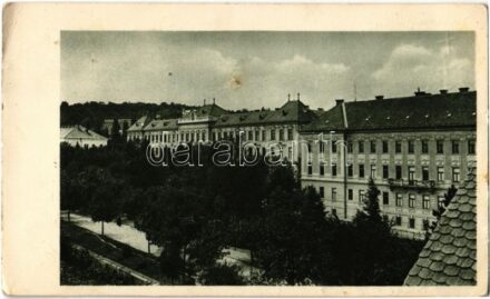 Sopron, Erdészeti és bányászati főiskola. Schöbert Antal fényképész (EK)