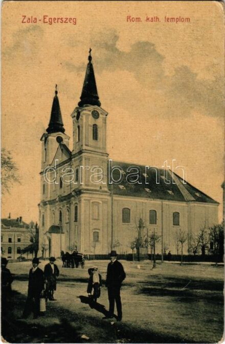 1908 Zalaegerszeg, Zala-Egerszeg; Római katolikus templom. W.L. (?) No. 882. (EK)