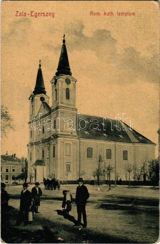 1908 Zalaegerszeg, Zala-Egerszeg; Római katolikus templom. W.L. (?) No. 882. (EK)