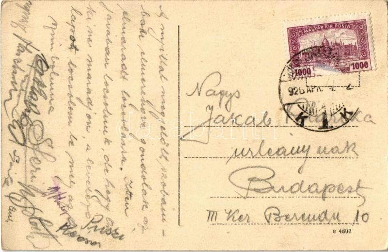 1926 Hódmezővásárhely, Fekete Sas szálloda - Image 2