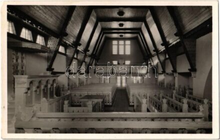 Miskolc, Református deszkatemplom, belső (Rb)