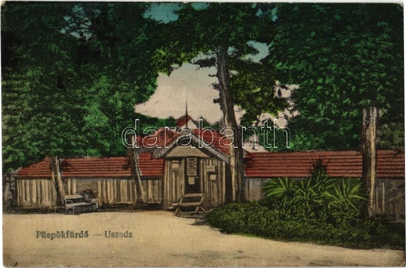 Püspökfürdő, Szentlászlófürdő, Baile 1 Mai; uszoda / swimming pool (EK)