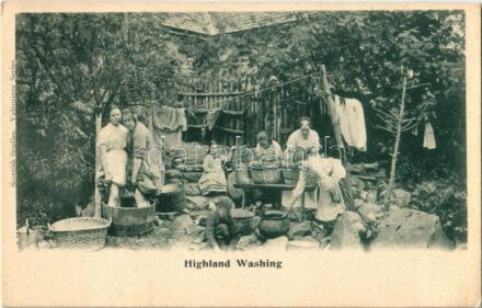 Scottish studies, Highland washing. Valentines' Series