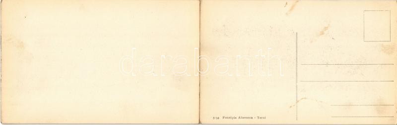 Messina, La nuova panorama dal mare / new colony after the earthquake. Folding panoramacard - Image 2