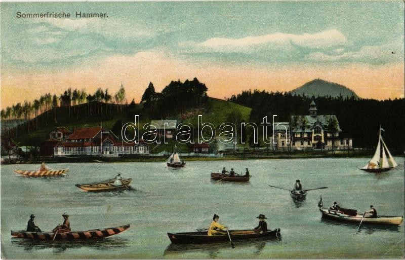 Hamr na Jezere, Hammer am See; villas, boats (EK)