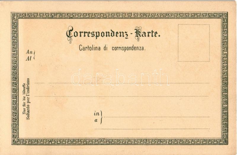 Merano, Meran (Südtirol); Schloss Labers / castle. Künstlerpostkarte Ansichten aus Tirol litho s: H. Zeno Diemer - Image 2