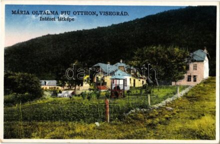 Visegrád, Mária oltalma fiú otthon, intézet, kerekes kút