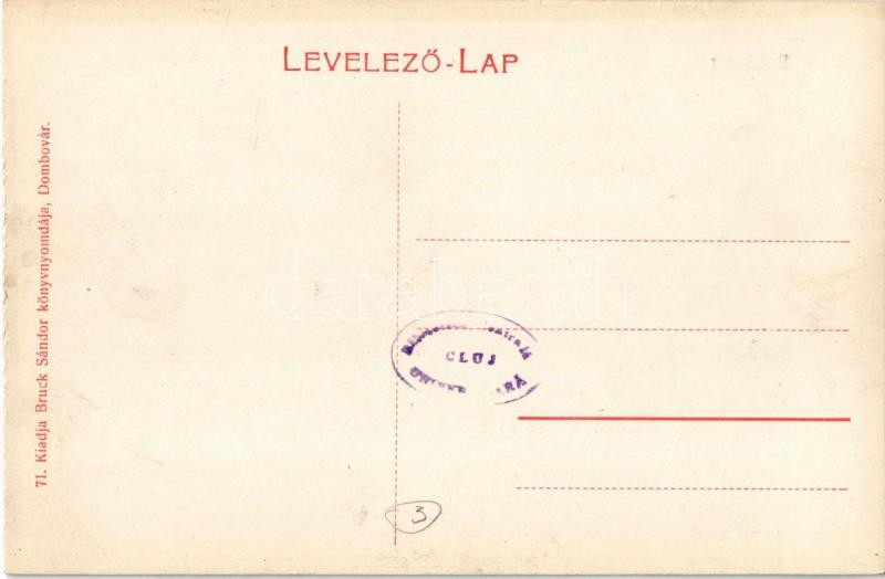 Dombóvár, Kapos kettő vasúti hídja, közúti híd. Bruck Sándor 71. - Image 2