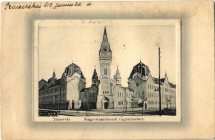 1912 Temesvár, Timisoara; Kegyestanítórendi főgimnázium. W.L. Bp. No. 6659. / grammar school