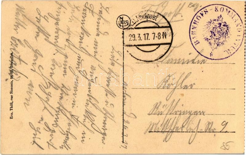 1917 Arlon, Aarlen; La Gare / Het station / railway station - Image 2