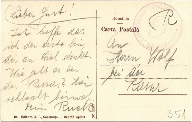 Techirghiol, Tekirgöl; Baile de barbati si scoaterea namolului din lac / men beach and mud removal from the lake - Image 2