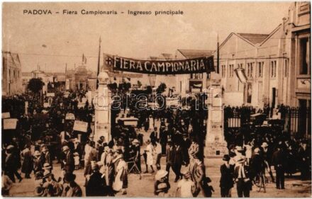 Padova, Padua; Fiera Campionaria, Ingresso principale / Trade Fair, main entry to the market