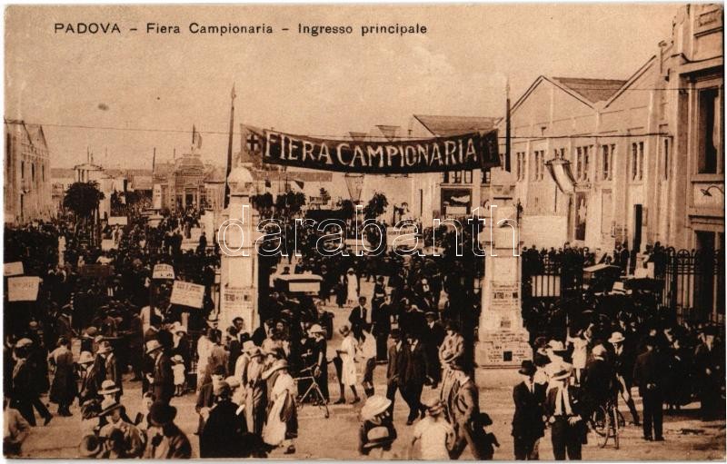 Padova, Padua; Fiera Campionaria, Ingresso principale / Trade Fair, main entry to the market