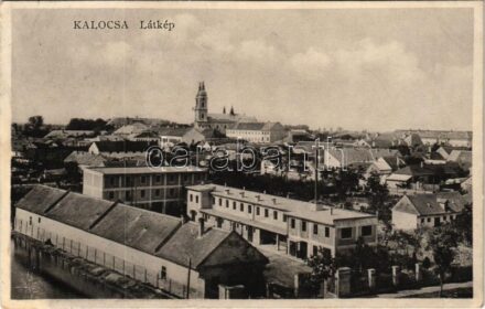 1930 Kalocsa, látkép. Szeidler Aladár kiadása