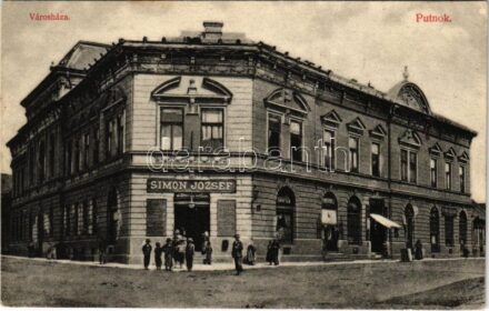 Putnok, városháza, Simon József üzlete