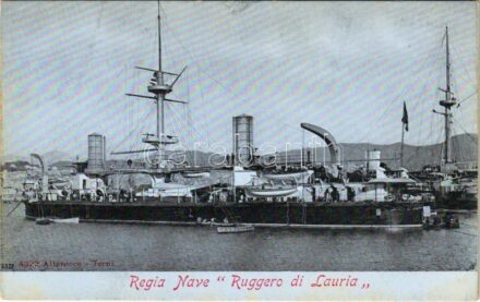 Regia Nave 'Ruggero di Lauria' / Italian ironclad Ruggiero di Lauria of the Regia Marina