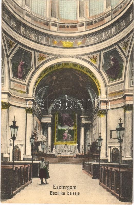 Esztergom, Bazilika, belső. W. L. Bp. 3557.