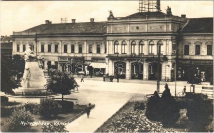 1928 Nyíregyháza, Városháza, Ferenczi, Füredi Vilmos, Feuer, Weisz Jakab, Barsch Gusztáv. Fábián Pál kiadása