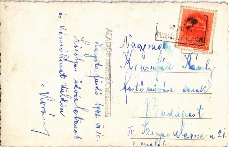 1942 Hargitafürdő, Hargita-fürdő, Harghita-Bai; üdülő / holiday resort. Aladics photo - Image 2