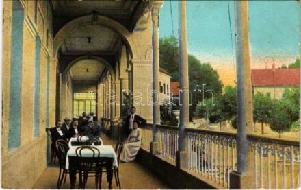 1913 Topuszka, Topusko; Restauracija. Ljecilista Topusko / fürdő étterem. Dragutin Schier felvétele / restaruant, spa, bath (EK)