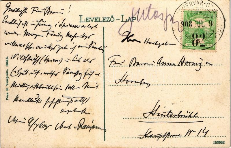 1908 Veszprém, Várfok. Fodor Ferenc kiadása - Image 2