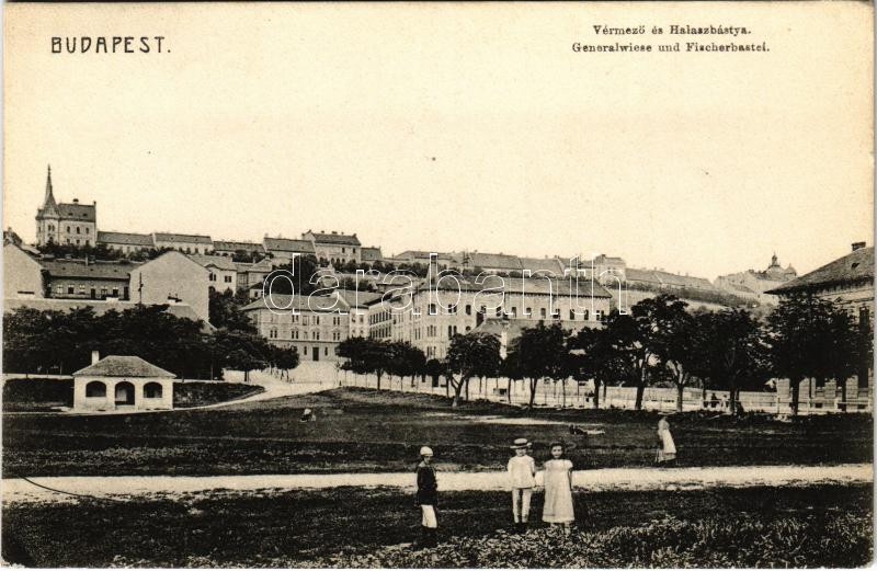 1907 Budapest I. Vérmező és Halászbástya (EK)