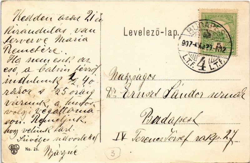 1907 Budapest I. Vérmező és Halászbástya (EK) - Image 2