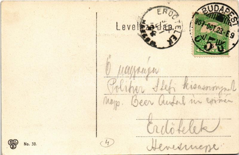 1907 Budapest I. Déli Vaspálya, lovaskocsik - Image 2