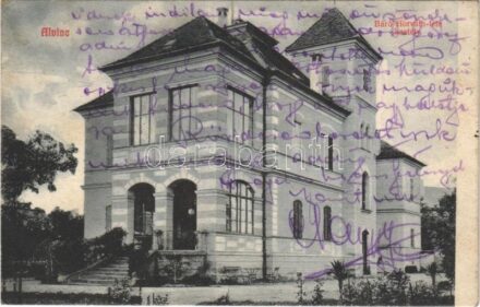 1917 Alvinc, Vintu de Jos; Báró Horváth -féle kastély / castle (Rb)