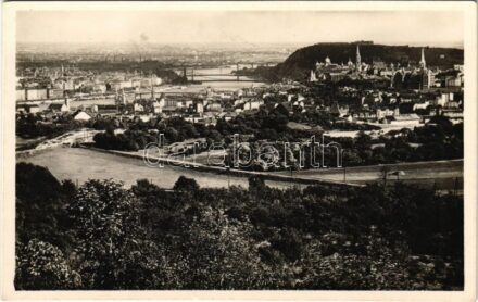 1936 Budapest, Látkép a Budai-hegyekről