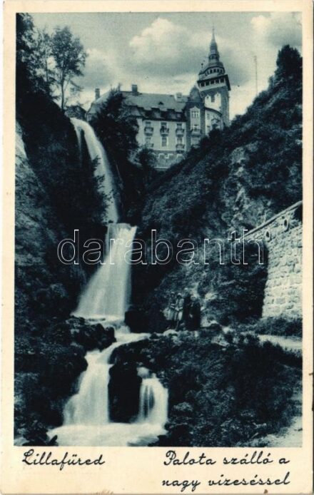 Lillafüred, Palota szálló a nagy vízeséssel (EK)