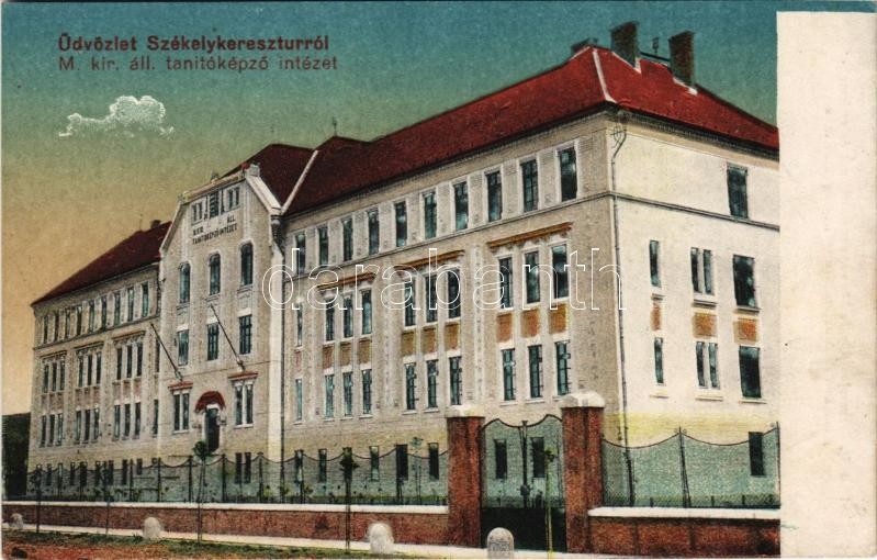 Székelykeresztúr, Kristur, Cristuru Secuiesc; M. kir. áll. tanítóképző intézet / teachers training institute