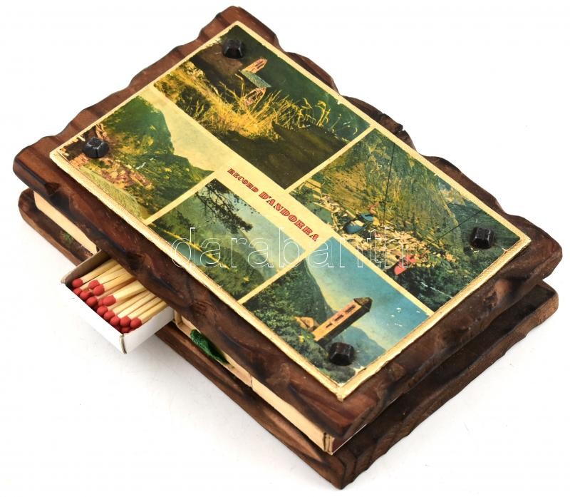 Gyufatartó doboz, 11x16,5x4 cm