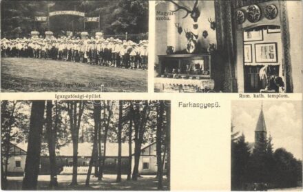 Farkasgyepű, Országos gyermekvédő liga Vass József üdülő telep, magyar szoba, római katolikus templom, igazgatósági épület, belső