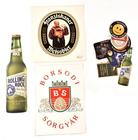 12 db sörreklámos matrica