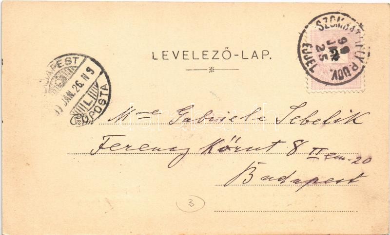 1899 Szombathely, Püspöki palota. Apfel H. C. kiadása - Image 2