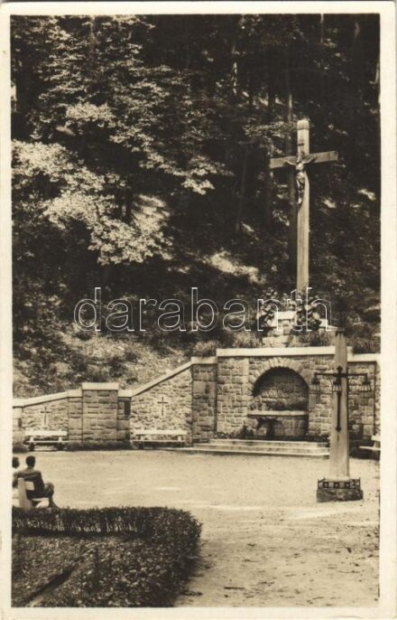 1939 Lillafüred, Sétány a kereszttel